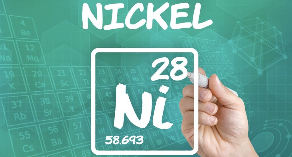 Symbol for the chemical element nickel