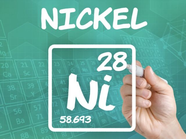 Symbol for the chemical element nickel